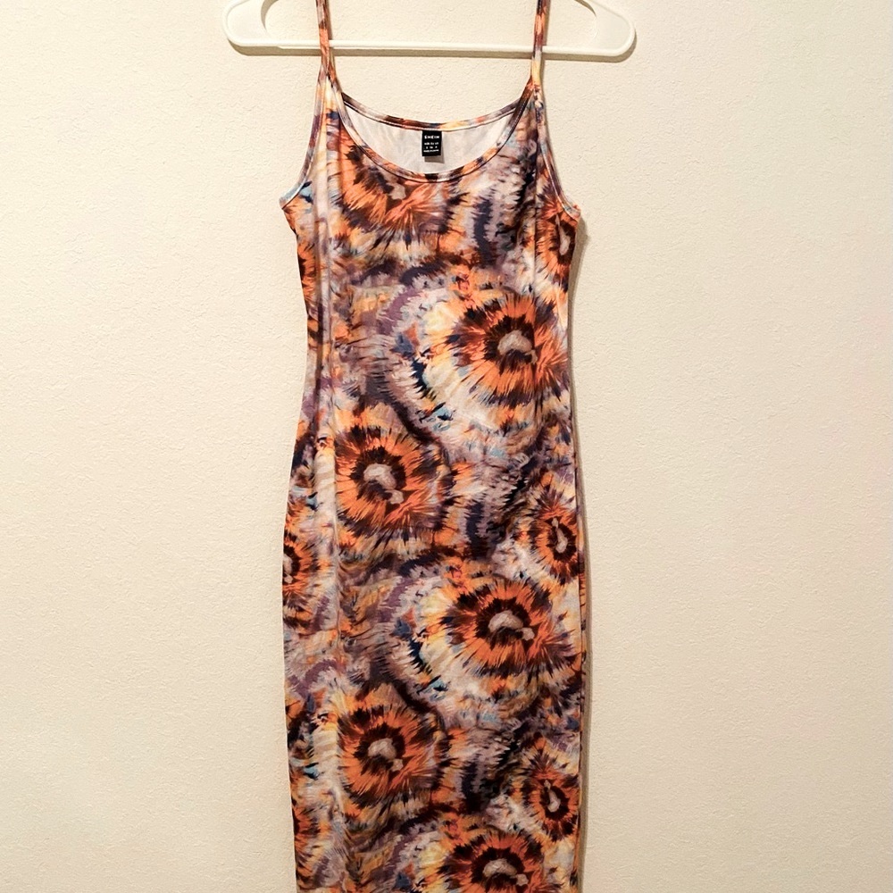 Shein colorful Maxi Dress, size Small.  See description for measurements. EUC